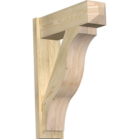 Ekena Millwork Funston Rough Sawn Craftsman Outlooker, Douglas Fir, 8"W x 26"D x 34"H OUT08X26X34FST04RDF